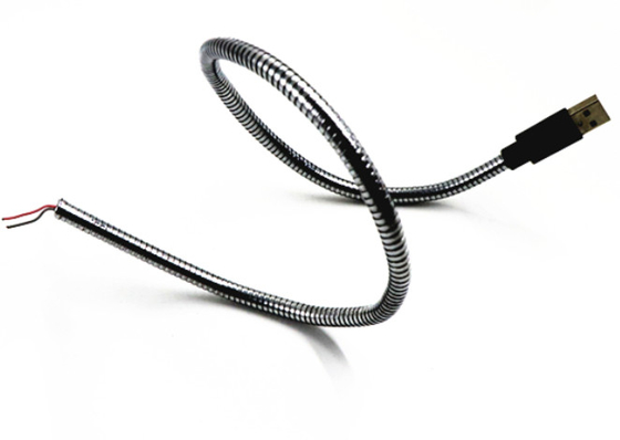 Pohli sahnen Gooseneck-Schlauchhandy-Kabel-Halter Chromes flexiblen 28mm