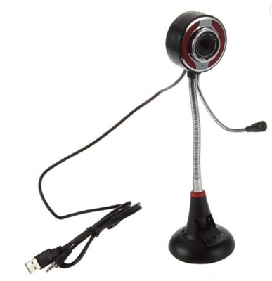 Flexible USB-Schwanenhals-Webcam-Halterung mit Mikrofon-Mikrofon-Cam-Kamera 58 * 250 mm