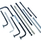 Kundenspezifischer Metall-Schwanenhals-Rohrüberzug USB-Licht biegbarer Stahlschlauch 10 mm