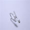 Anpassbarer USB-Schwanenhals, 25 mm, Kupfer, flexibler Mikrofongalgen