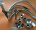 Flexibler Webcam-Ständer aus verzinktem Metall mit Schwanenhals-Rohrklemme, angepasst