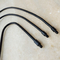 DIY Metall-Schwanenhalsrohr M4 flexibler Mikrofonständer, schwarze männliche Schraube, 200 mm, 300 mm, 400 mm
